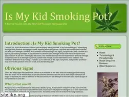 Sites similar to ismykidsmokingpot.com