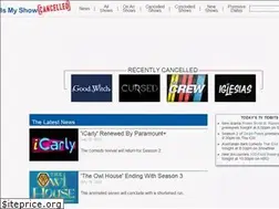 Sites similar to ismyshowcancelled.com