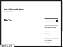 Sites similar to iso27001standard.com