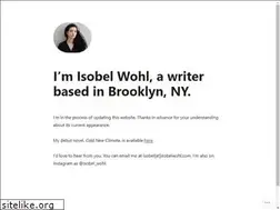 Sites similar to isobelwohl.com