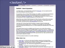 Sites similar to isolani.co.uk