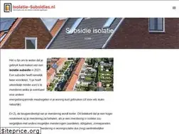 Sites similar to isolatie-subsidies.nl