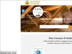 Sites similar to isolation-solidaire.com