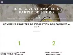 Sites similar to isolationcombles1euro.fr