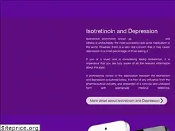 Sites similar to isotretinoinanddepression.com