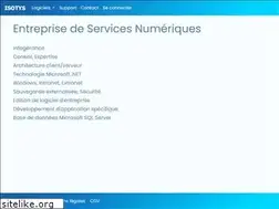 Sites similar to isotys.com