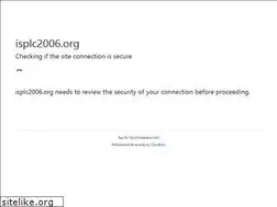 Sites similar to isplc2006.org