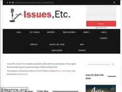 Sites similar to issuesetc.org
