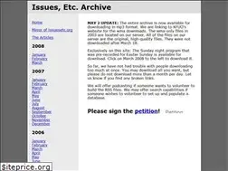 Sites similar to issuesetcarchive.org