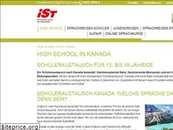 Sites similar to ist-highschool-kanada.de