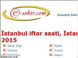 Sites similar to istanbul.e-sehir.com