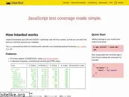 Sites similar to istanbul.js.org
