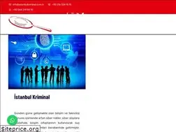 Sites similar to istanbulkriminal.com.tr