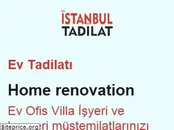 Sites similar to istanbultadilat.com