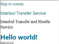 Sites similar to istanbultransfer.com