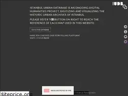 Sites similar to istanbulurbandatabase.com