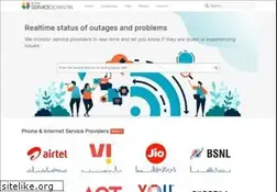 Sites similar to istheservicedown.in