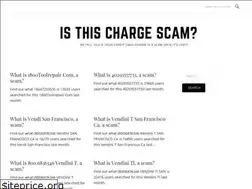 Sites similar to isthischargescam.com