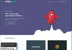Sites similar to isthislegit.info