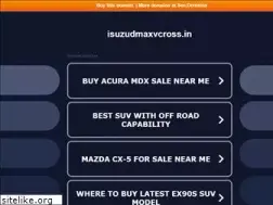 Sites similar to isuzudmaxvcross.in