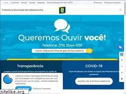 Sites similar to itabaianinha.se.gov.br