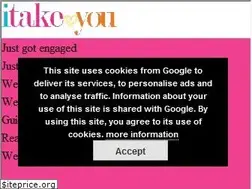 Sites similar to itakeyou.co.uk