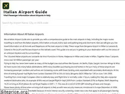 Sites similar to italianairportguide.com