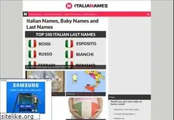 Sites similar to italianames.com