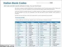 Sites similar to italianbankcodes.com