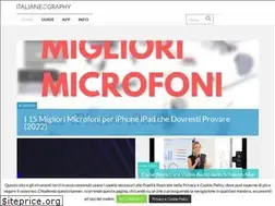 Sites similar to italianeography.com