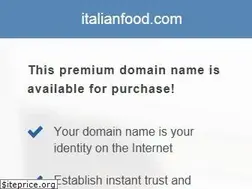 Sites similar to italianfood.com