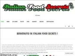 Sites similar to italianfoodsecrets.it