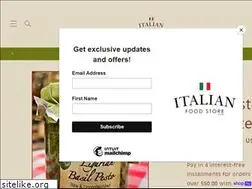 Sites similar to italianfoodstore.com