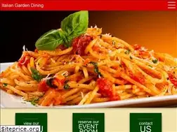 Sites similar to italiangardendining.com