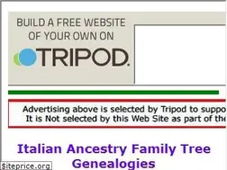 Sites similar to italiangenealogy.tripod.com