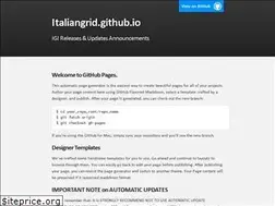 Sites similar to italiangrid.github.io
