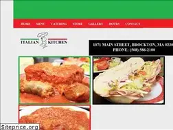 Sites similar to italiankitchenofbrockton.com