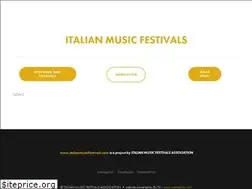Sites similar to italianmusicfestivals.com
