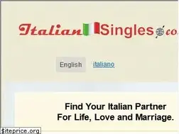 Sites similar to italiansingles.com