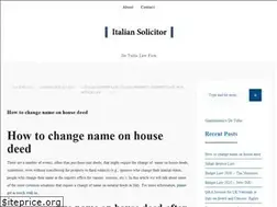 Sites similar to italiansolicitor.co.uk