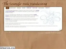 Sites similar to italic-handwriting.org