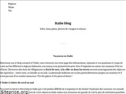 Sites similar to italie-blog.com