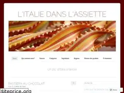 Sites similar to italiedanslassiette.wordpress.com