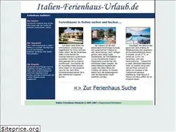 Sites similar to italien-ferienhaus-urlaub.de