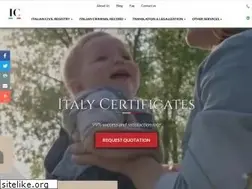 Sites similar to italycertificates.com