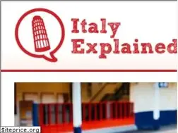 Sites similar to italyexplained.com