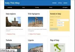 Sites similar to italythisway.com