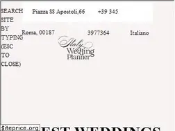Sites similar to italyweddingplanner.it
