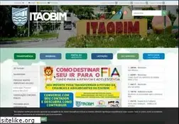 Sites similar to itaobim.mg.gov.br