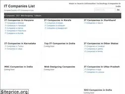 Sites similar to itcompanieslist.in